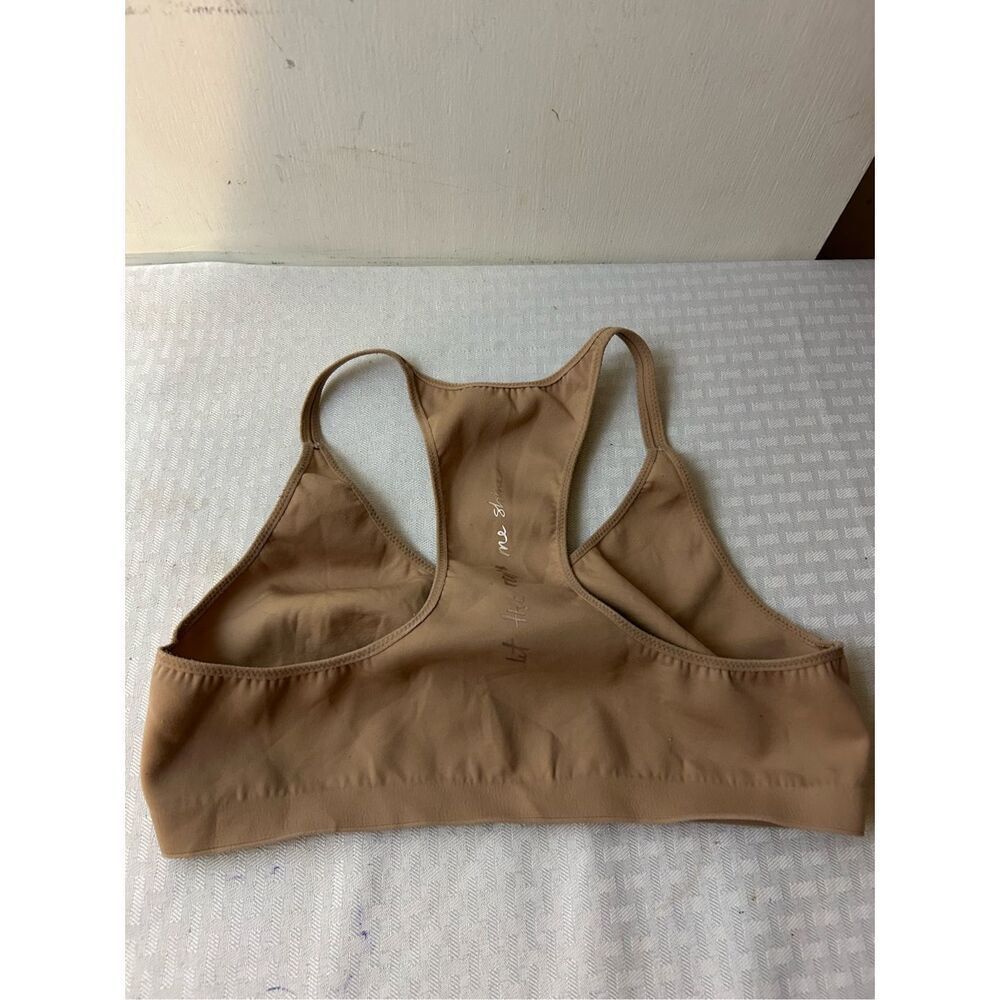 Aerie real me sports bra‎ medium m beige